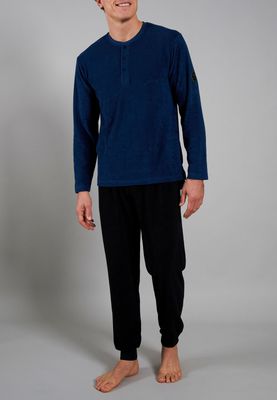 Ceceba Pyjama Heren: Blauw, Badstof