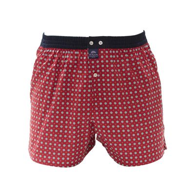 MC Alson Boxershort Heren: Bordeau, Los model met ingewerkte slip