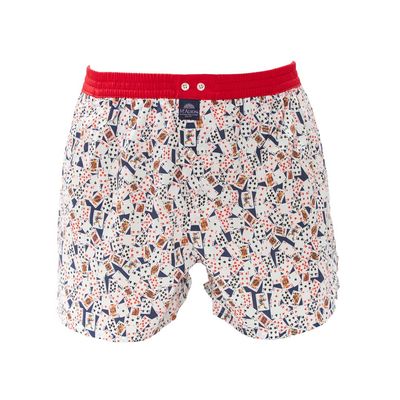 MC Alson Boxershort Heren: Kaarten, Los model met ingewerkte slip