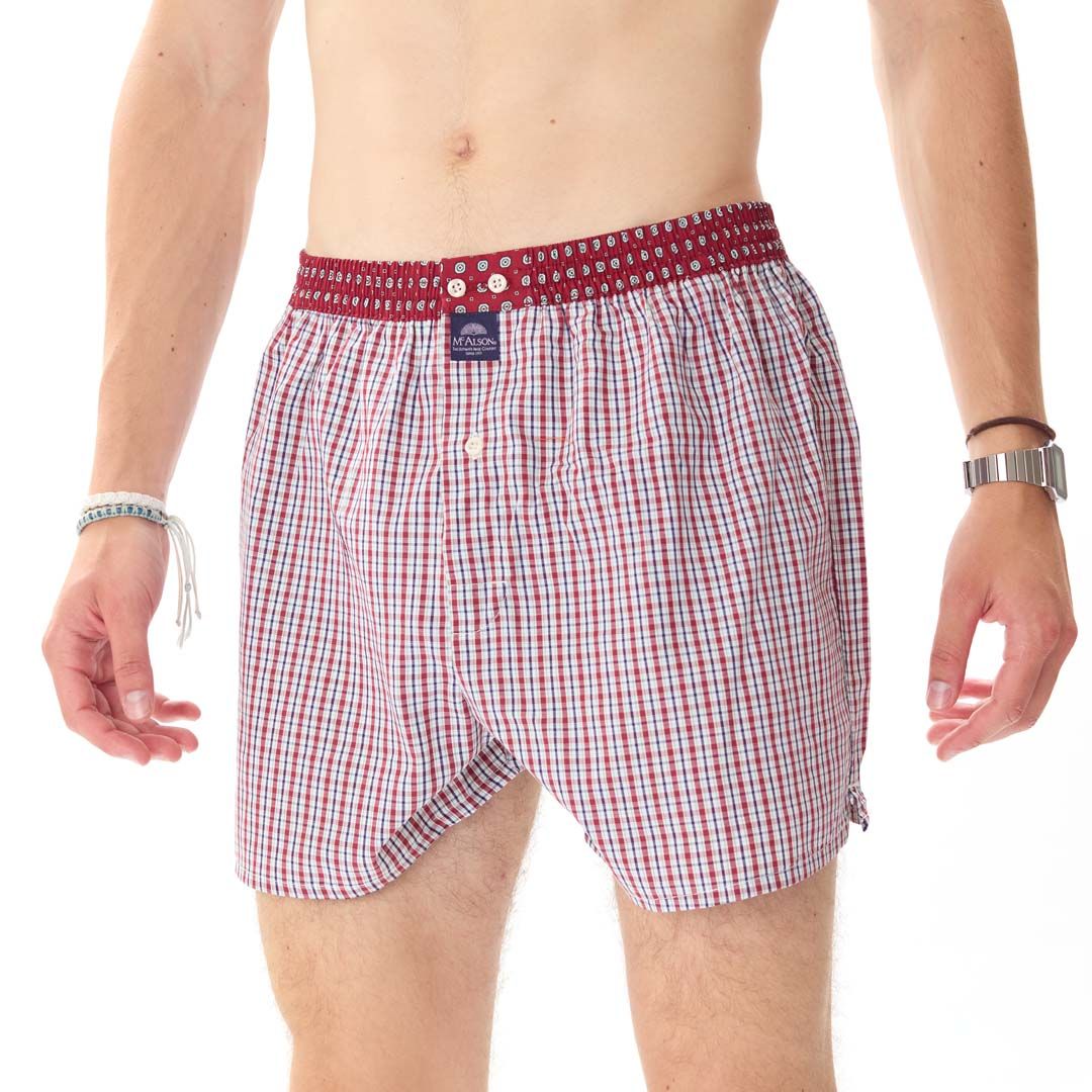 MC Alson Boxershort Heren: Carree, Los model met ingewerkte slip