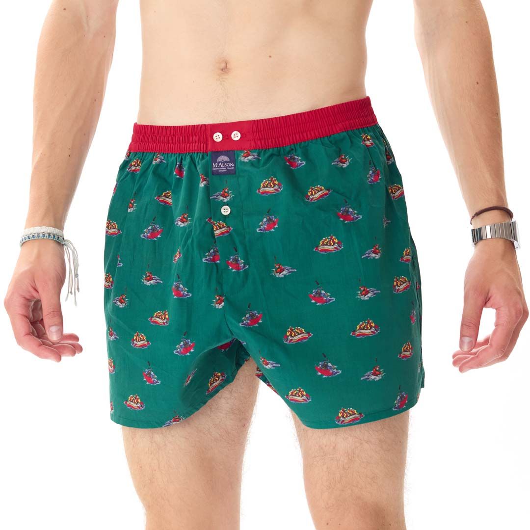 MC Alson Boxershort Heren: Raften, Los model met ingewerkte slip