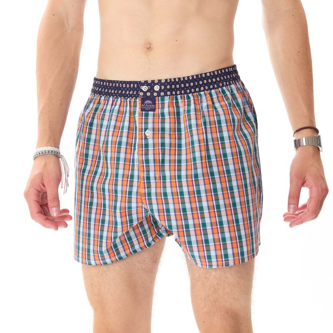 MC Alson Boxershort Heren: Carree, Los model met ingewerkte slip
