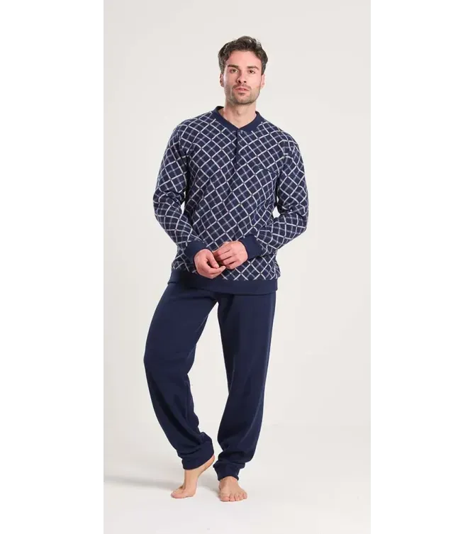 Gary Heren pyjama: Blauw, Punto Milano