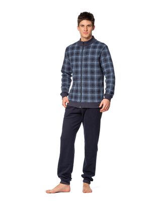 Egatex ( Soy ) Heren Jogging: blauw, met rits
