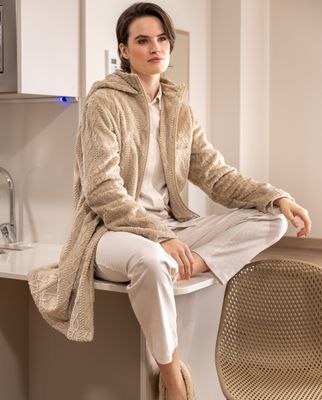Egatex Kamerjas Dames: Beige, met rits