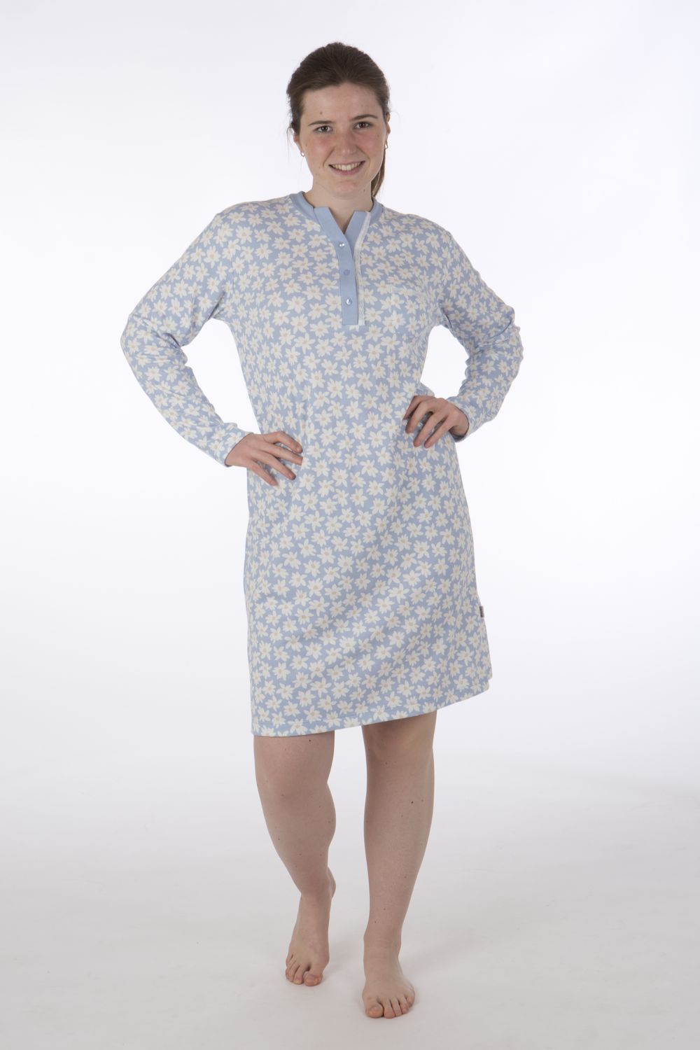 Perlina Nachthemd Dames: Pippa, Gemoltoneerd