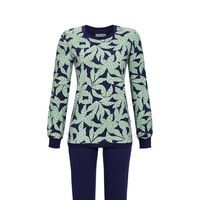 Ringella dames pyjama: blauw / groen, Katoen