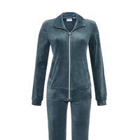 Ringella homewear Dames: Petrol, met rits