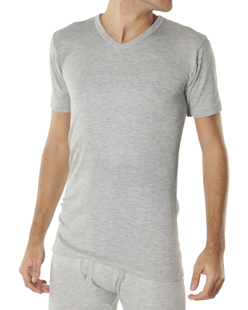 Stern Thermisch onderhemd Heren: Grijs, korte mouw, tot 3xL