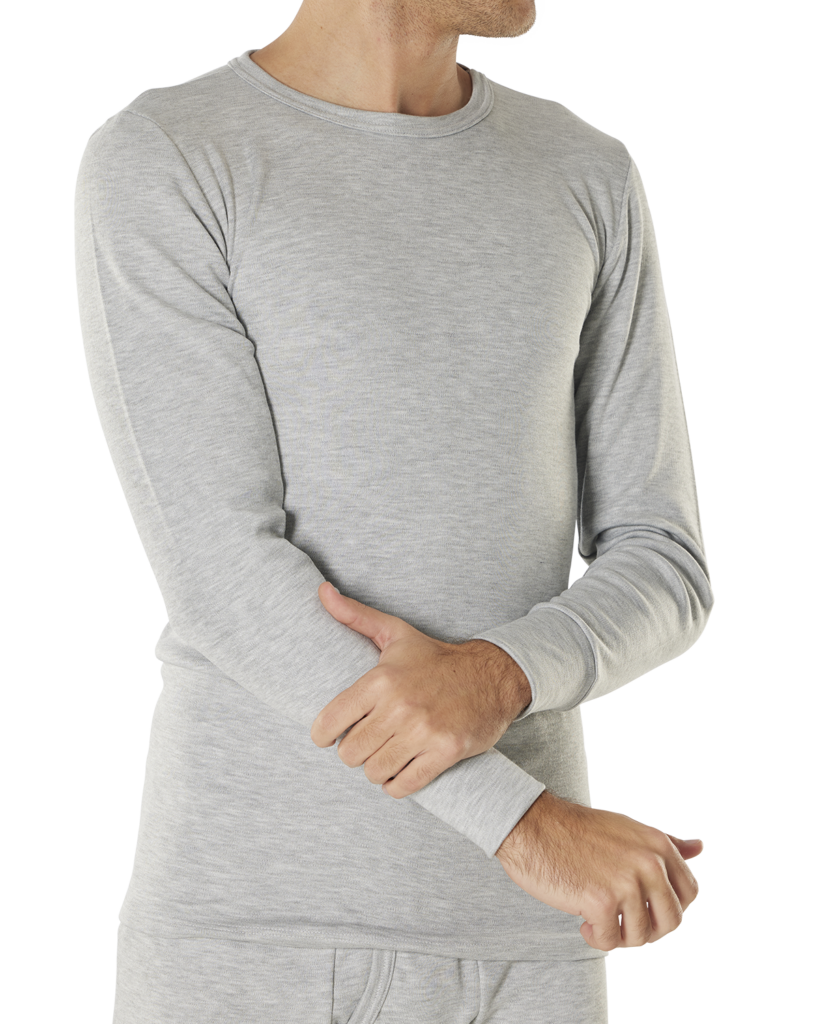Stern Thermisch onderhemd Heren: Grijs, lange mouw, tot 3xL