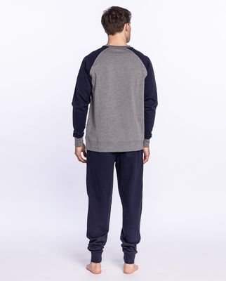 Punto Blanco heren pyjama / Training: Snowy, Blauw, gemoltoneerd