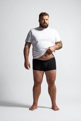 Ceceba onderhemd korte mouw heren: Wit, Duopack, speciaal voor mannen met een buikje