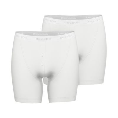 Ceceba Boxershort Heren: Met opening, Wit, duopack
