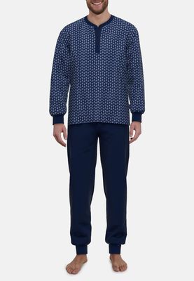Gotzburg Heren Pyjama: Blauw, Katoen