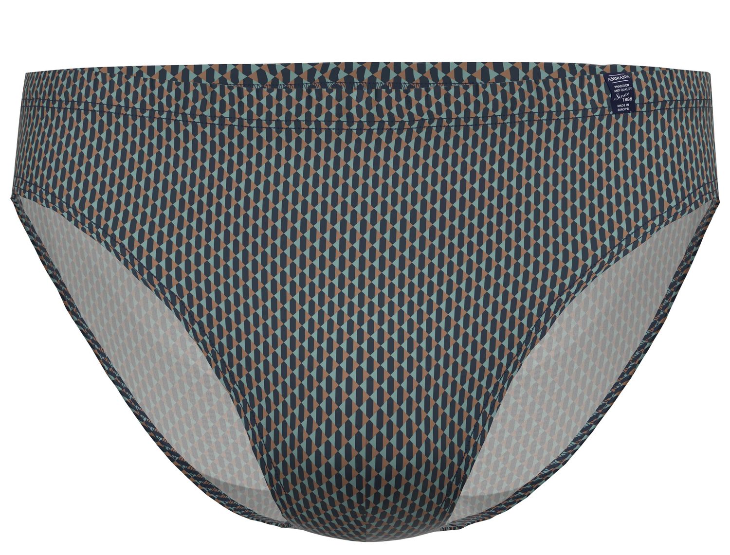 Ammann Heren slip: Gots Retro slip, blauw