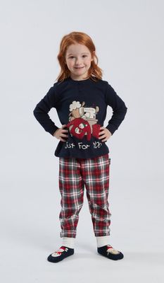 Happy people  Meisjes Pyjama: Blauw, Interlock