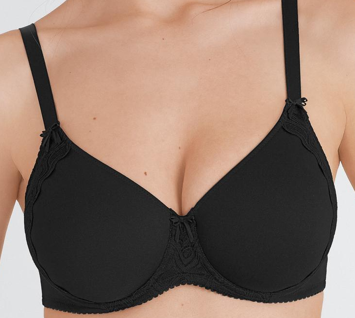 Felina Spacer BH met beugel: Lovely Lotus, Zwart, Europese Maten