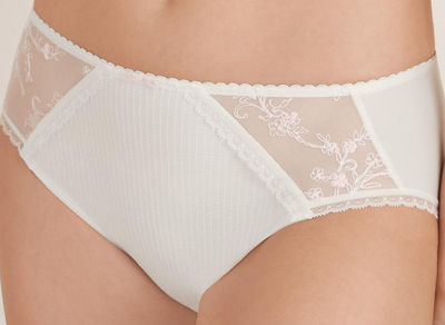 Felina Conturelle Slip: Mille Fleurs, Creme, Midi model