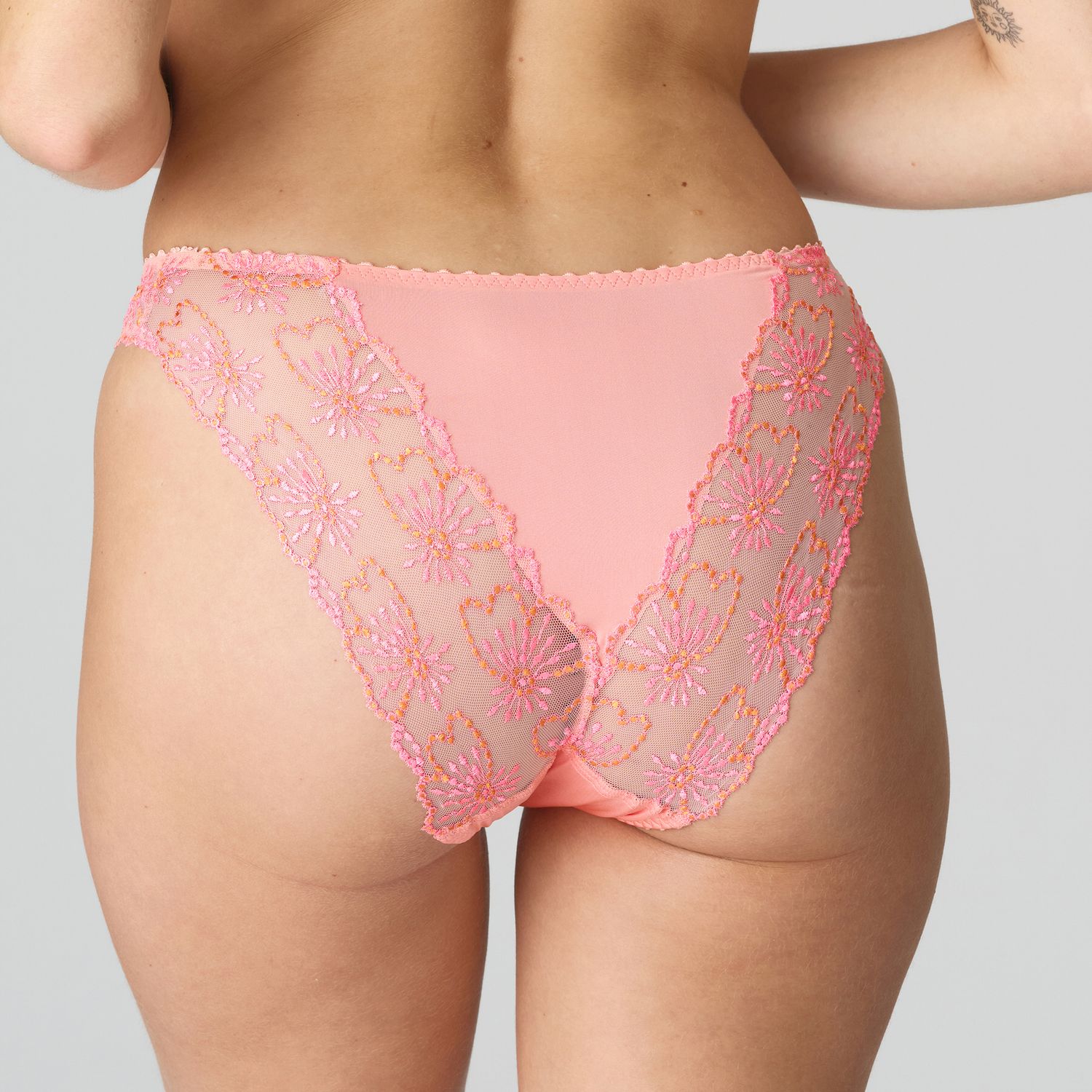Marie Jo Italian Slip: Jane, Florida, Laag model, afgewerkt met kant