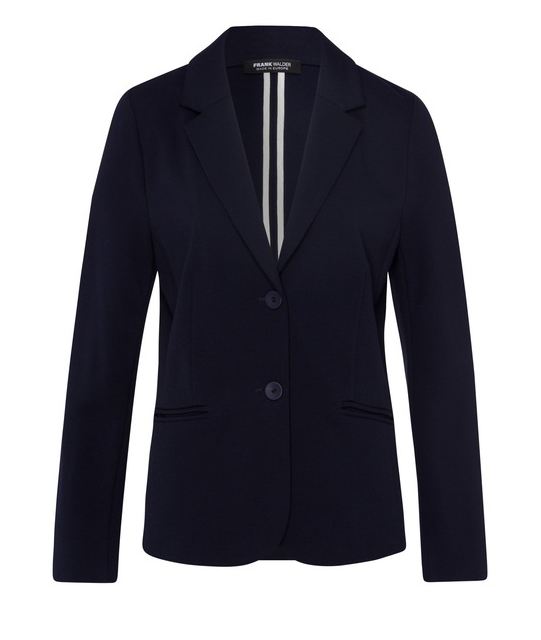 Frank Walder Blazer: Marine Blauw