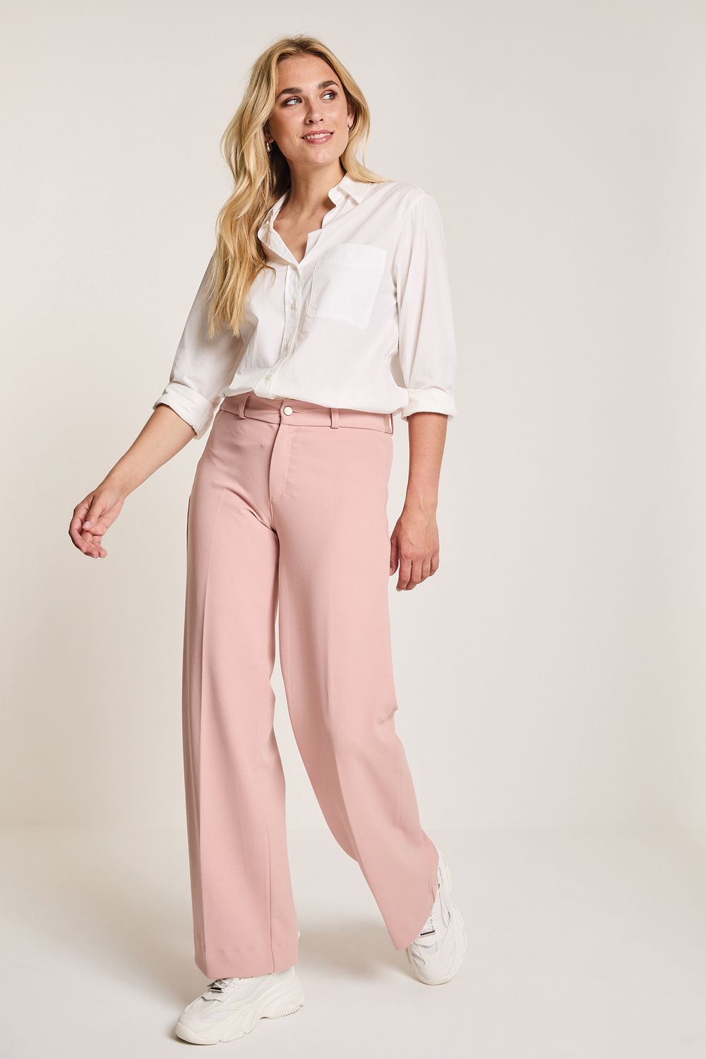 Para Mi Dames Broek: Mira, Crepe, Elastic, Mistic Rose