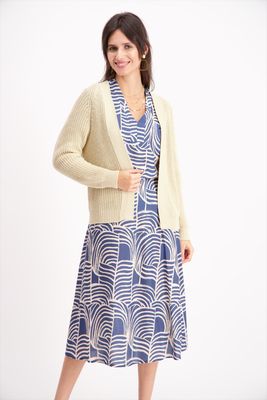 Signe Nature Cardigan: Beige