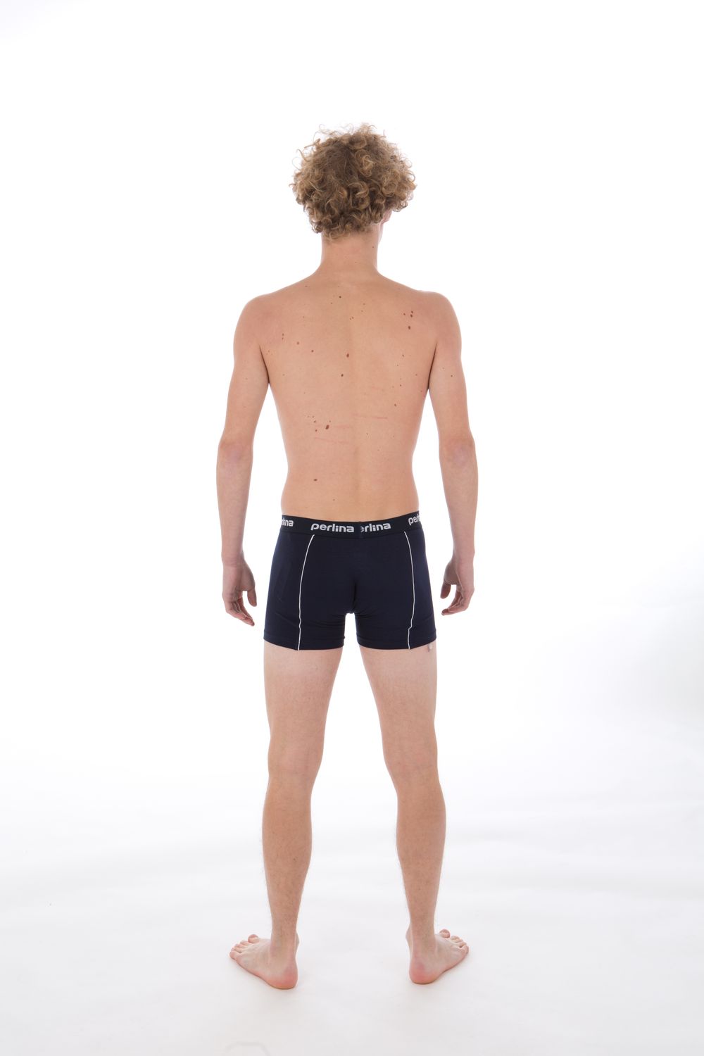 Perlina Boxer: Donker Blauw, 3pack