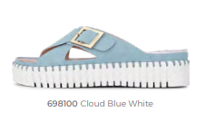 Ilse Jacoksen Sandalen / instappers: Cloud Blue