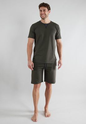 Tom Tailor Heren Pyjama: Groen, Ronde hals