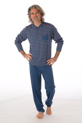 Perlina Heren pyjama: Lange mouw, Korte broek en lange broek