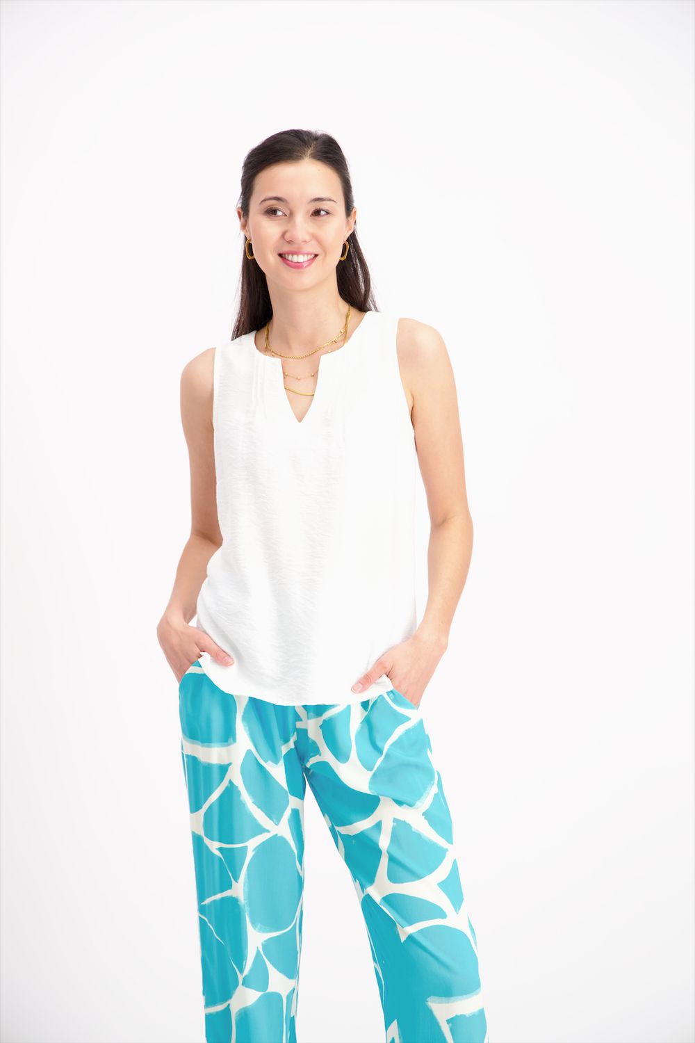 Signe Nature Top: Ecru