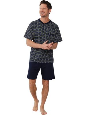 Pastunette / Robson Heren Pyjama: multi color, korte broek