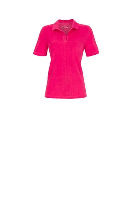 Ringella Bloomy Pyjama dames: Terry Badstof, Rood, polo shirt