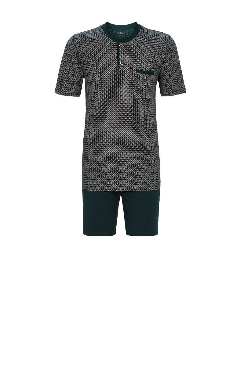 Ringella Heren pyjama: koret mouw + short, tot 4XL