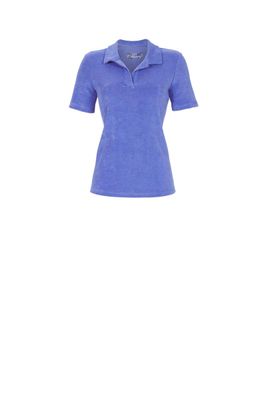 Ringella Bloomy Pyjama dames: Terry Badstof, Blauw, polo shirt