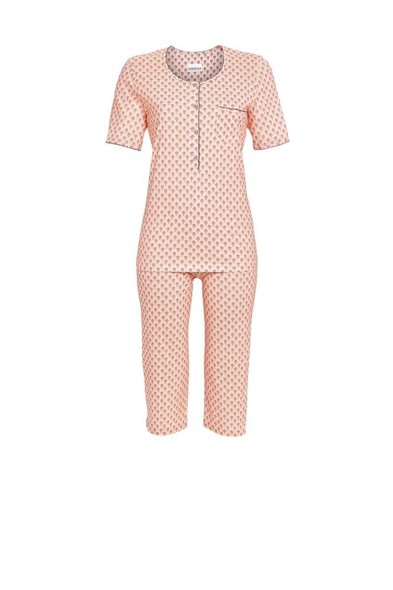 Ringella Pyjama dames: pastel roze, Modal / katoen