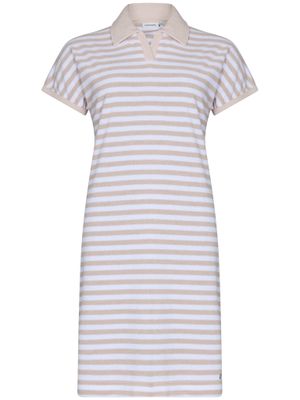 Pastunette Rebelle Dames nachthemd: Beige Gestreept, Terry badstof ( zomerse badstof )