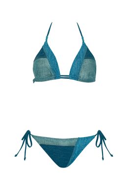 Sunflair Bikini: Jeans motief, Triangel model