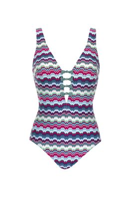 Sunflair Badpak: Multicolor, fantasie aan de borst