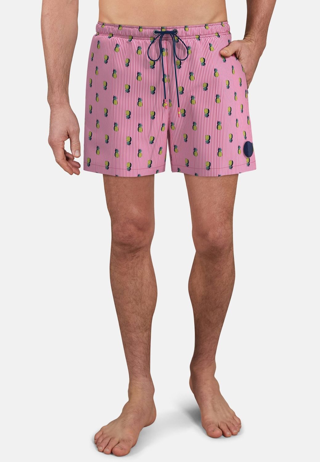 Ceceba Zwem short Heren: Rood / Wit , Ananas ( los model )