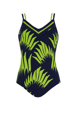 Sunflair badpak: Blauw / groen, Tot maat 50