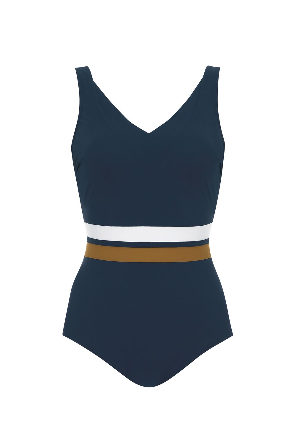 Sunflair badpak: Blauw, V hals