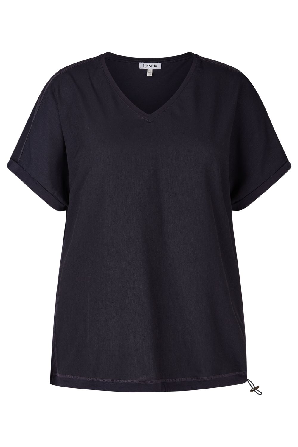 KJ Brand T-shirt korte mouw: Donker blauw, Duitse Maten