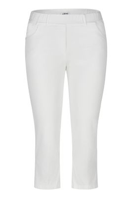 KJ Brand Witte Jeansbroek: 7/8 lengte, Jenny, elastiek in de lenden