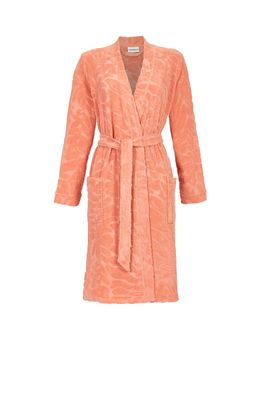 Ringella Kamerjas / Badjas: Abricot, met riem, tot maat 54