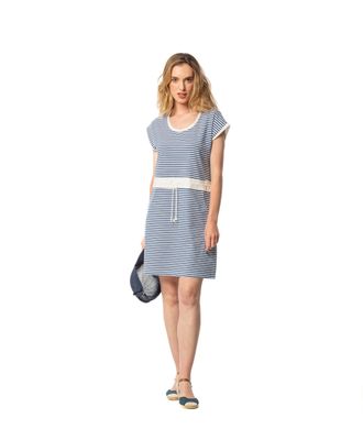Egatex Zomerkleed: Gestreept, Blauw / wit