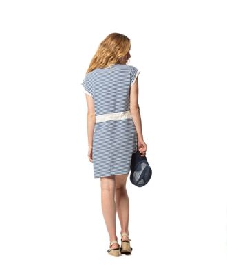 Egatex Zomerkleed: Gestreept, Blauw / wit
