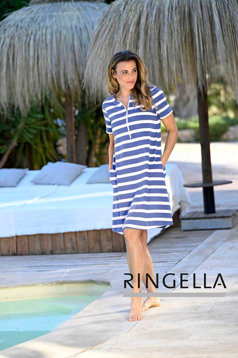 Ringella Beach Kleed: Gestreept