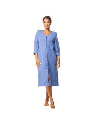 Egatex zomer kamerjas: Blauw, met knopen