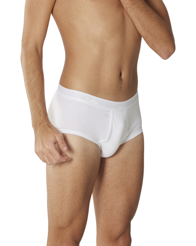 Dulcia Heren Slip: GRIJS ( tot 4XL ) Basic 1-1 Cotton, heupslip open basic